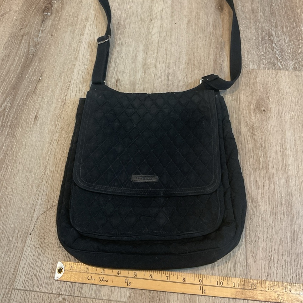Vera Bradley Mailbag - Quilted Crossbody Bag - Black